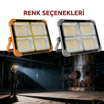 Güneş Enerjili LED Projektör